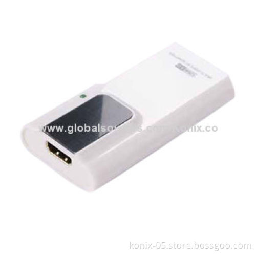 Portable converter from USB 3.0 to HDMI, no power supply needed